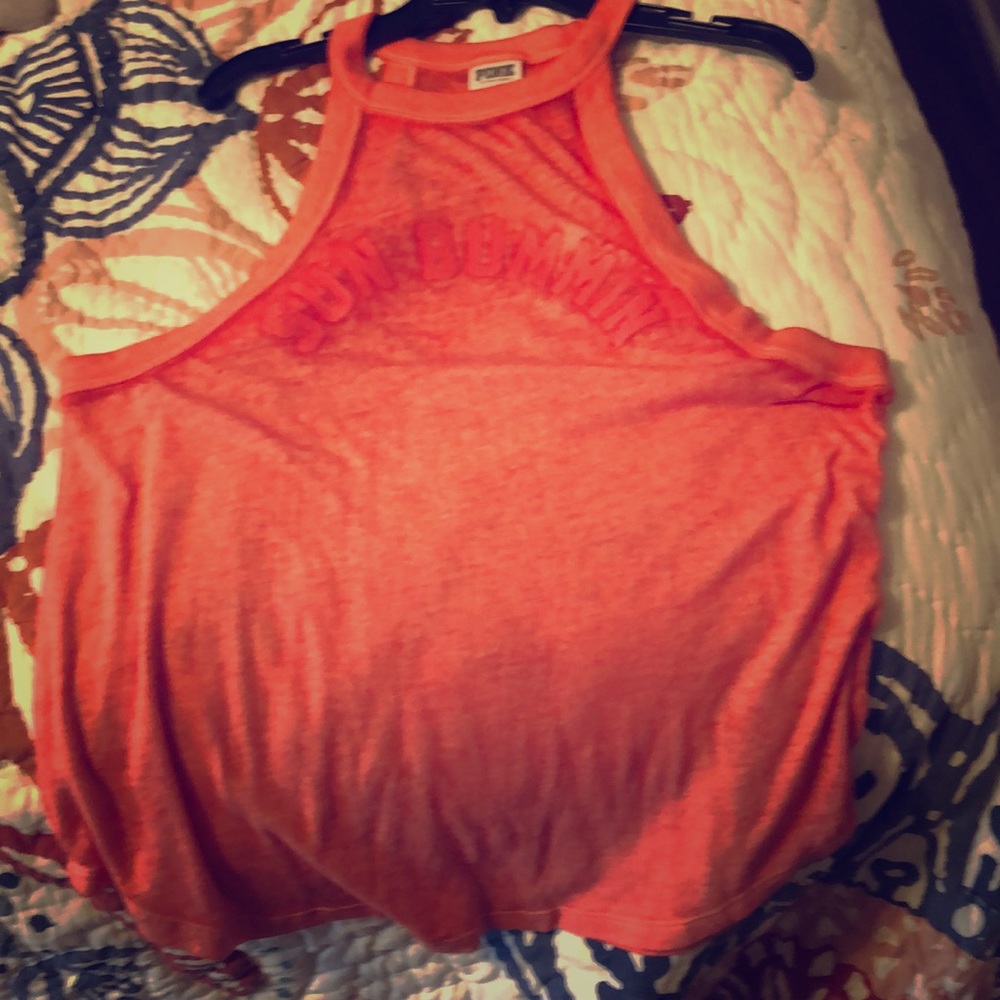 Pink muscle shirt